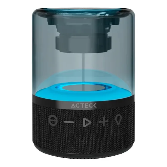Bocina Bluetooth Acteck 5.2 5w Iluminación Rgb Glee Pure
