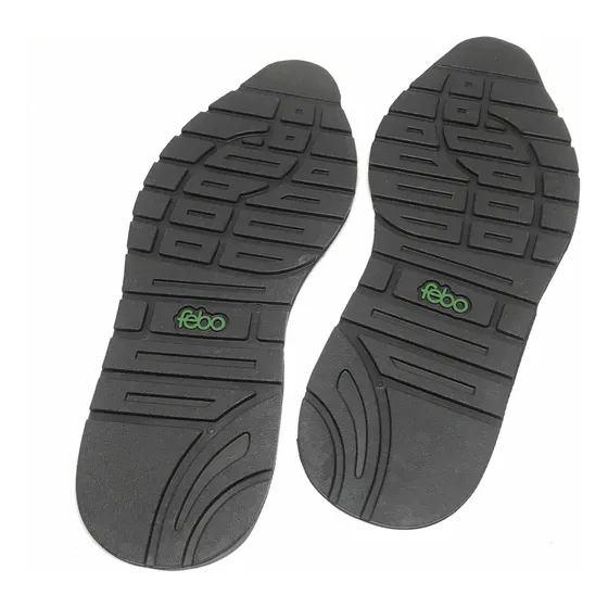 Suela Febo Running Base Deportiva Color Negro 38 Al 47