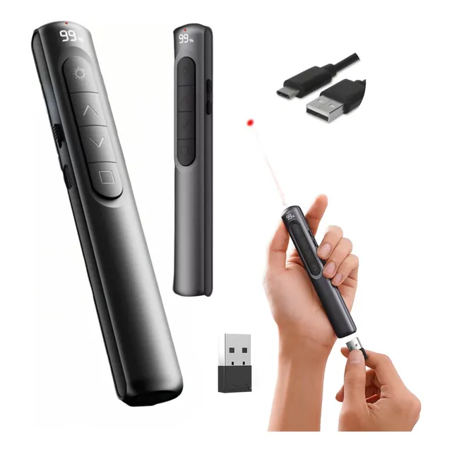 Presentador Diapostivas Inalambrico Control Recargable Usb C