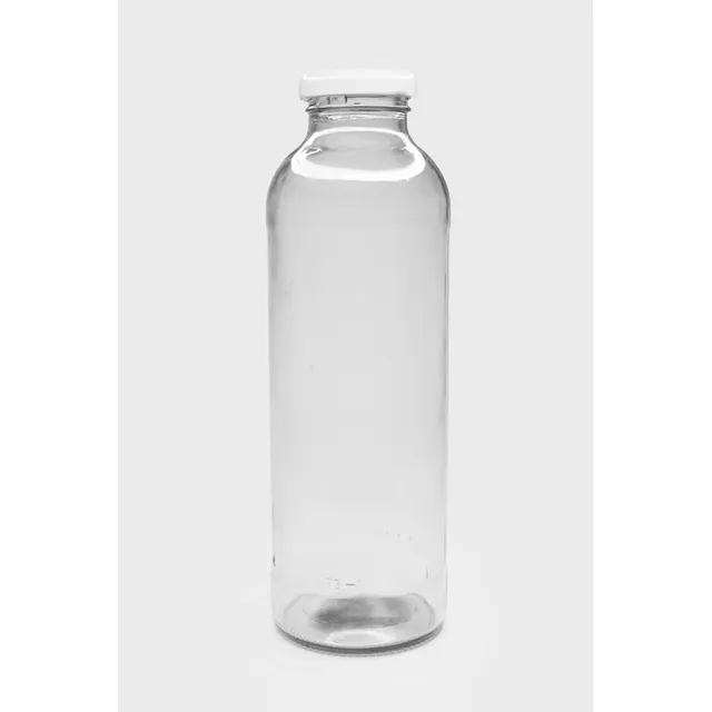Botella De Vidrio 475cc Ml Con Tapas Incluida Pack 24 Unid