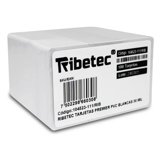 100 Tarjetas Plastico Pvc Cr80 Zebra Fargo Evolis Datacard Blanco