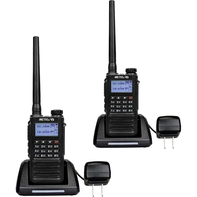 Rt87 Walkie Talkie Impermeable Largo Alcance Radio Doble
