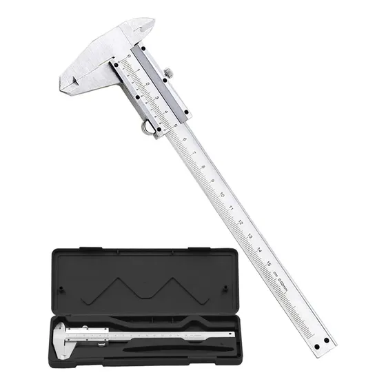 Calibrador Pie De Rey Metalico En Estuche (0mm Asta 150mm )