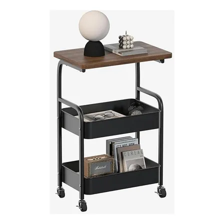 Estante Carrinho Móvel Portátil Mesa Ergonômica Notebook