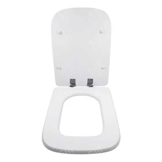 Asiento Inodoro Mad. Laqueada Ac. Inox. Piazza Amalfi