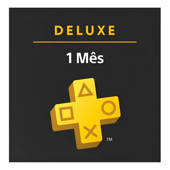 Cartão Psn Plus 1 Mes - Ps3, Ps4, Ps5 - Deluxe