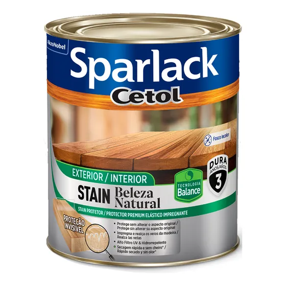 Cetol Balance Stain Beleza Natural Incolor F 0,9l Sparlack