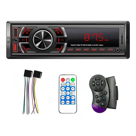 Assistente De Voz Bluetooth 1 Din Para Carro 2 Usb Fm Aux Rca