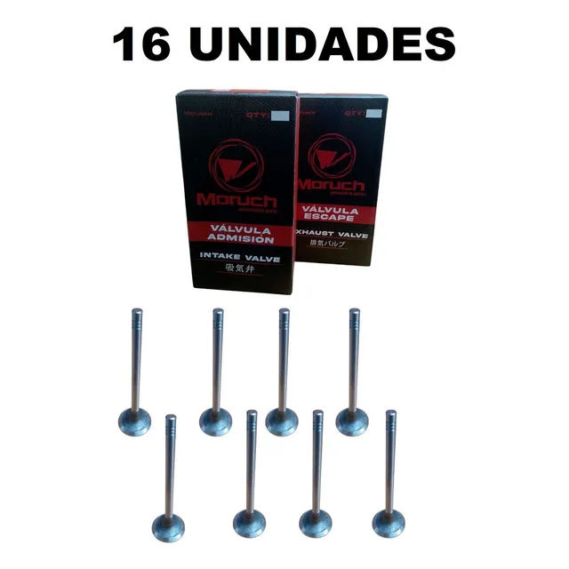 Juego 16 Valvulas Admision Escape Optra Desing Advance