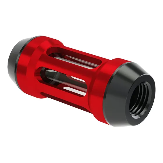 Barrow Filtro Placa Compuesta G1 4  Cuerpo Rojo Tapa Negra