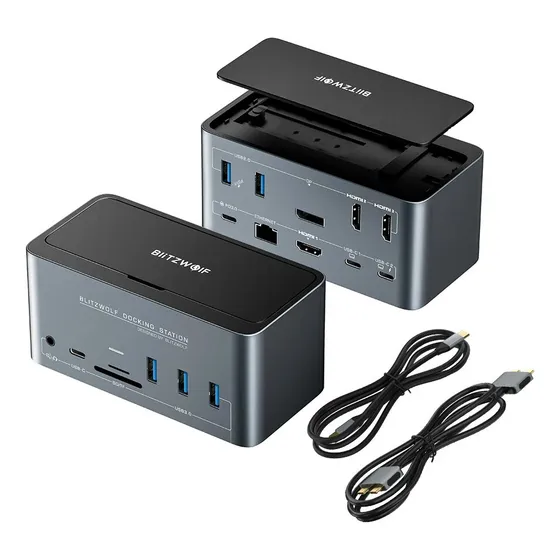 Hub Dockstation Usb-c Hub Tipo C 18 Em 1 Com Nf