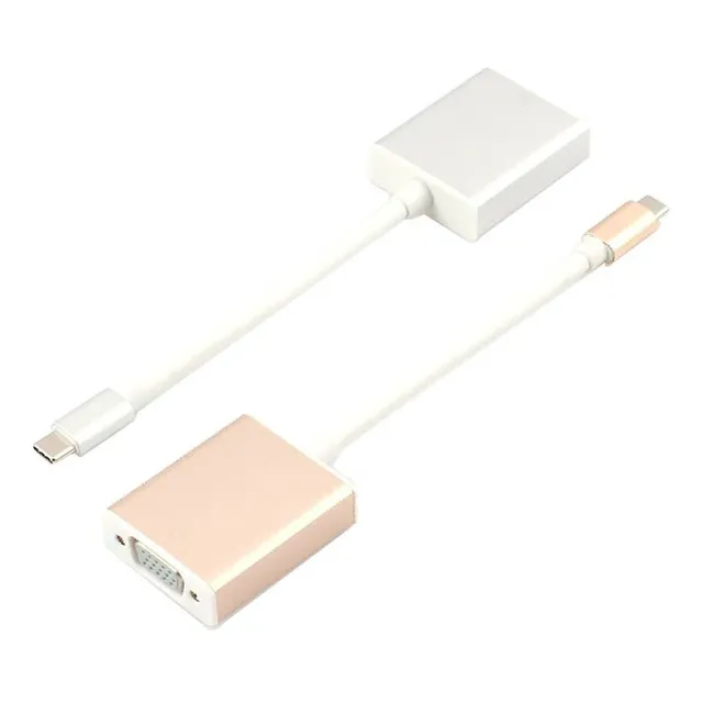 Conversor Thunderbolt 3 A Vga Hembra Mac Book Villa Urquiza