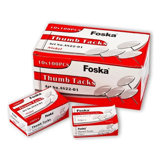 Chinches Tachuelas Foska 10 X 100