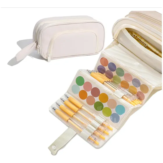 Estuche Organizador Lápices, Colores Varios Compartimientos