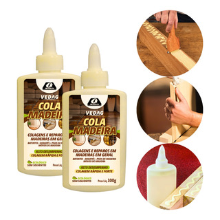 Cola Para Madeira Extra Forte 100g Cola Madeira Amarela 2 Un Cola Para Madeira Extra Forte 100g Cola Madeira Amarela 2 Un