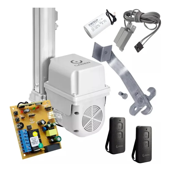 Kit Motor Automático Eletrônico Basculante Garen 2c 1,40m