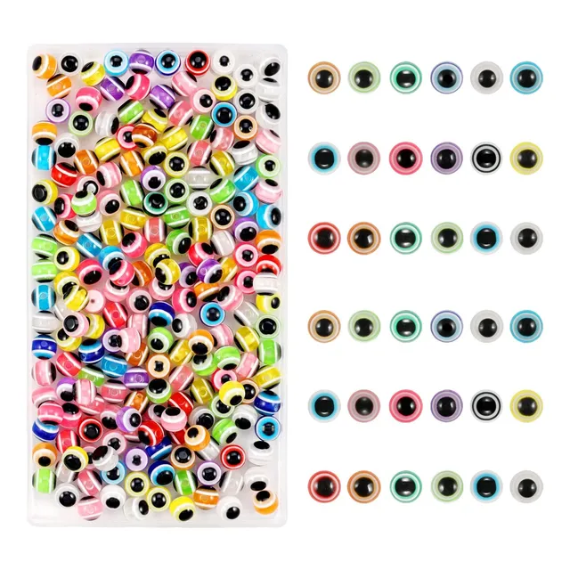 Cuenta Mal Ojo Para Hacer Pulsera Granel 0.39  Largo Linda