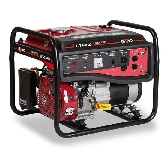 Nitro G4000 Generador A Gasolina 3,500w 110v Motor 4t 7hp