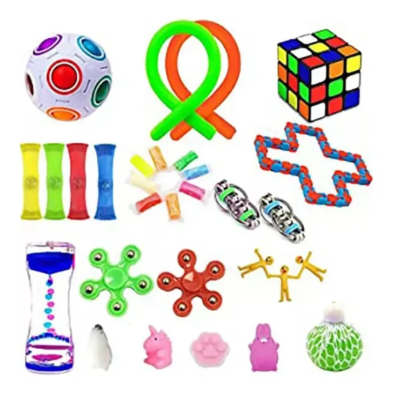 Super Combo Sensorial Fidget Toys Surtido Antiestrés Pack 10