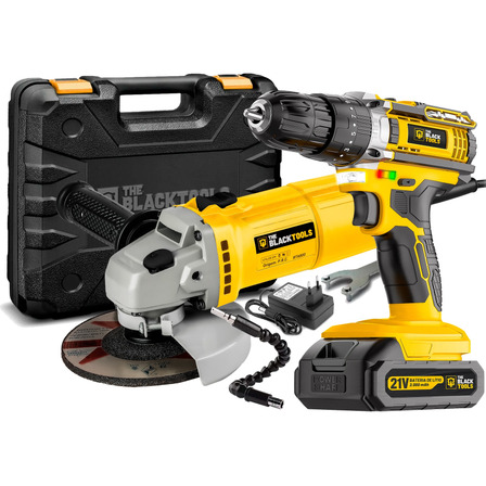 Kit De Ferramentas Esmerilhadeira E Furadeira Com Impacto Kit De Ferramentas Esmerilhadeira E Furadeira Com Impacto