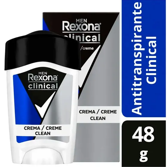 Rexona Men Clinical Desodorante En Crema 48gr Fragancia Clean