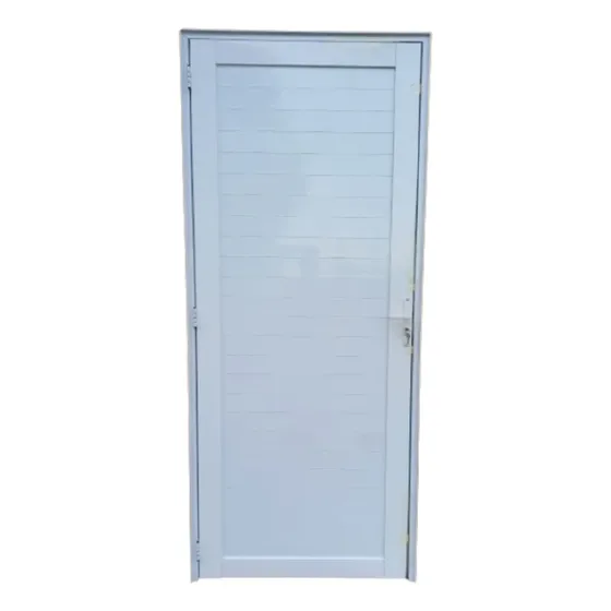 Porta De Alumínio Branco Fechada 210x70 L- 30 Leve