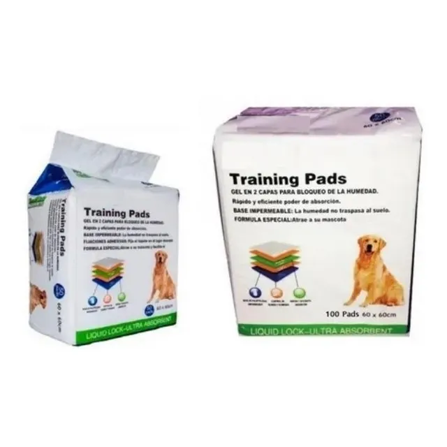 Sabanillas Training Pads 100 Unidades 60x60 Ctms