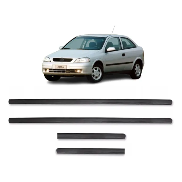 Kit Friso Lateral Borracha Astra 2 Portas Esquerdo Direito