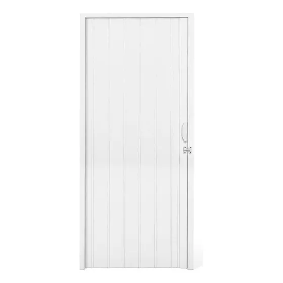 Porta Sanfonada Pvc Plastilit 0,80x2,10m Branco Neve