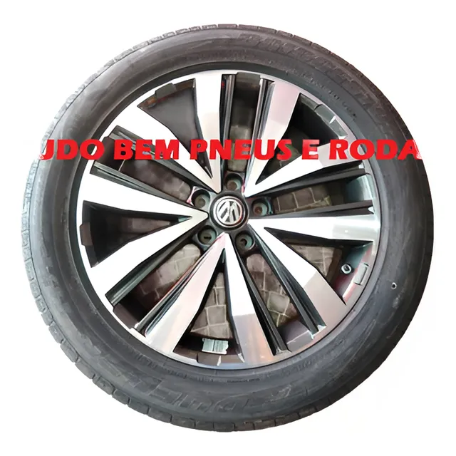 Roda Amarok Aro 20 + Pneu Bridgestone 255/50r20 Original  Vw