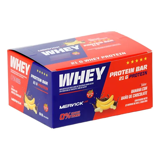 Barras Proteicas Mervick Caja 12u  Proteina