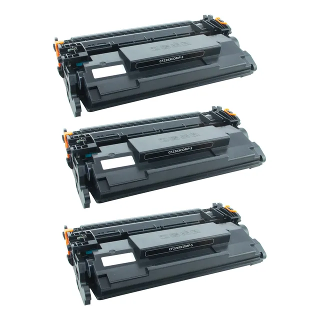 3 Pza Toner 26x Con Chip Compatible Con Laserjet Pro