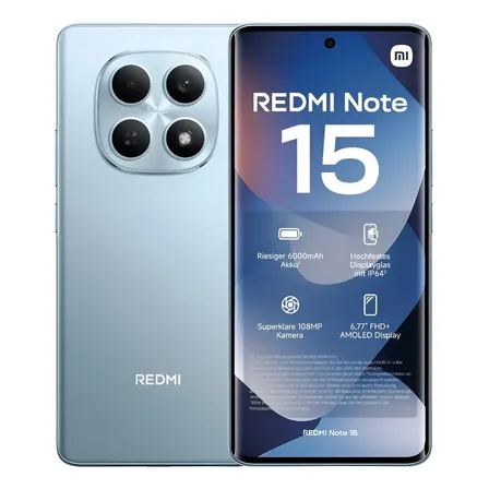 Celular Xiaomi Redmi Note 15 256gb 8gb Ram Lançamento 2026