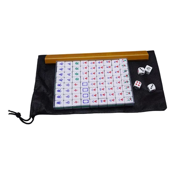 Juego De Mahjong Chino Juego De Mesa Amigos Tiempo Libre