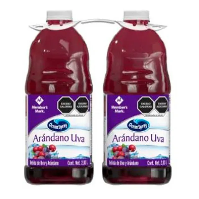 2 Pack Jugo Arándano-uva Member's Mark Ocean Spray De 2.83 L