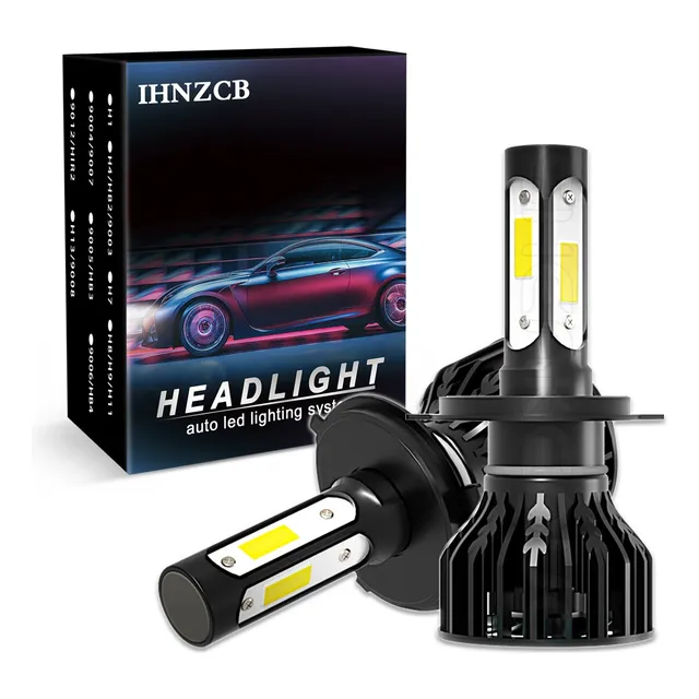 20000lm- Kit De Faros Delanteros Csp Led Canbus 9003 H4