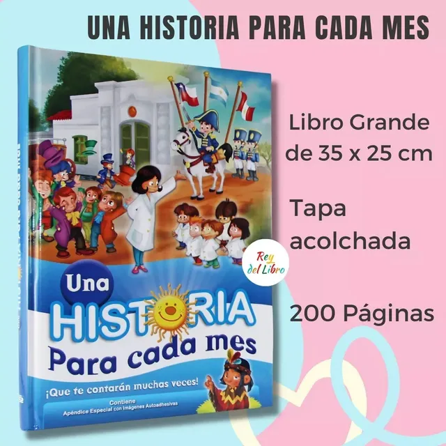 Libro Una Historia Para Cada Mes - Efemerides - T.dura Color