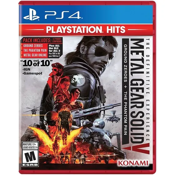 Metal Gear Solid 5 V Definitive Experience Ps4 Midia Fisica