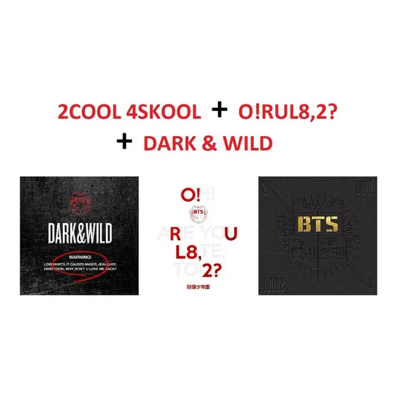 Bts - 2cool 4 Skool + Dark&wild + O!ru8,2?