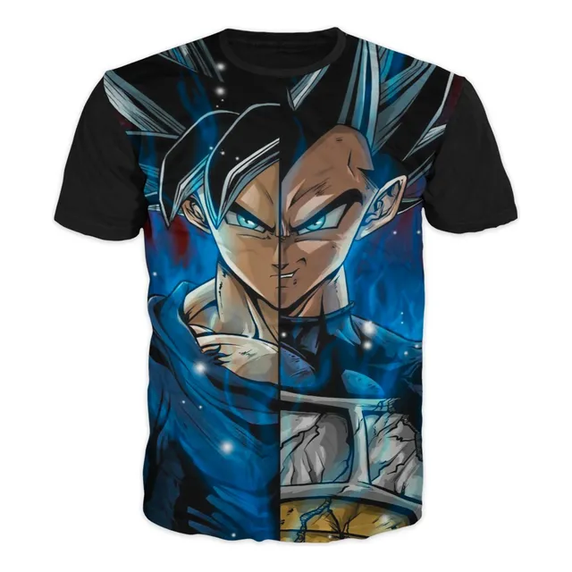 Camisetas De Dragon Ball Z Goku Vegeta Adultos Y Niños Ref08