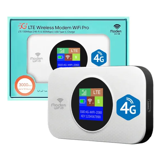 Módem Router W-Link Mifi 4G LTE WiFi 6 Con Batería Ranura SIM 10 Dispositivos | Cuotas sin interés