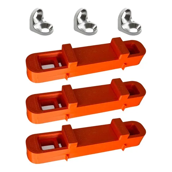 Kit 3 Gabarito Instalador Duplo Cantoneira Suporte 10 A 17mm