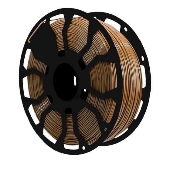 Filamento Hellbot V2 Ecofila Pla Lock 1kg Color Marrón
