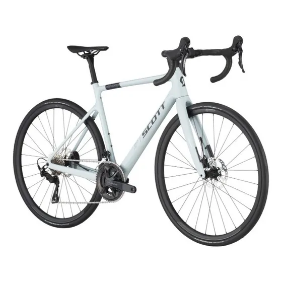Bicicleta Ruta Scott Carbon Addict 50 2025 12vel Grises Color Grisplomo Tamaño Del Marco 54 Cm
