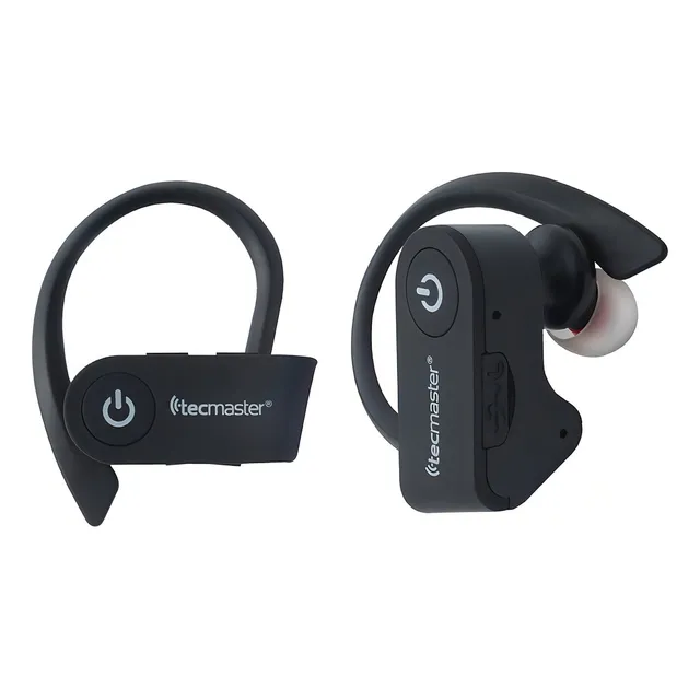 Audifonos Sport True Wireless Tws Tecmaster / Tecnocenter Color Negro