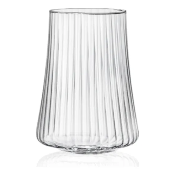 Crystalex Set 6 Vasos Altos Optic Xtra 400 Ml Sin Color