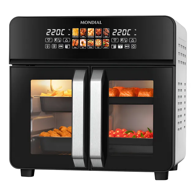 Air Fryer Forno 25l French Door Mondial - Afdo-25l-fd