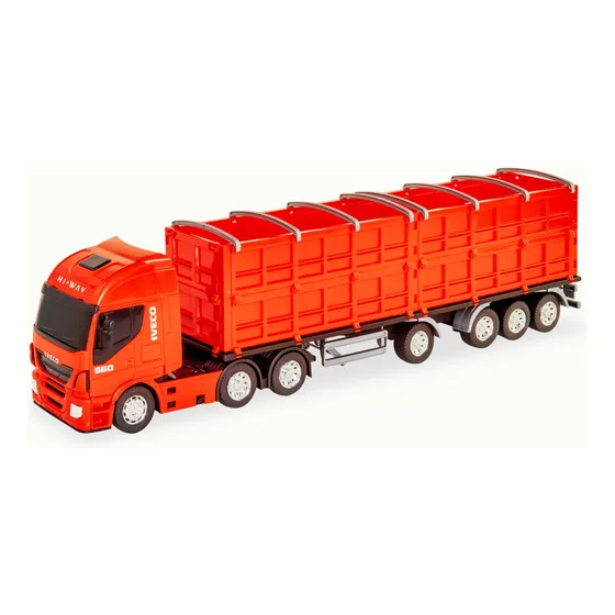 Caminhão Iveco Hi-way Graneleiro Infantil Em Miniatura