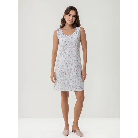 Camisón Algodón 100% Sin Mangas Musculosa Paulienne Lumiere 