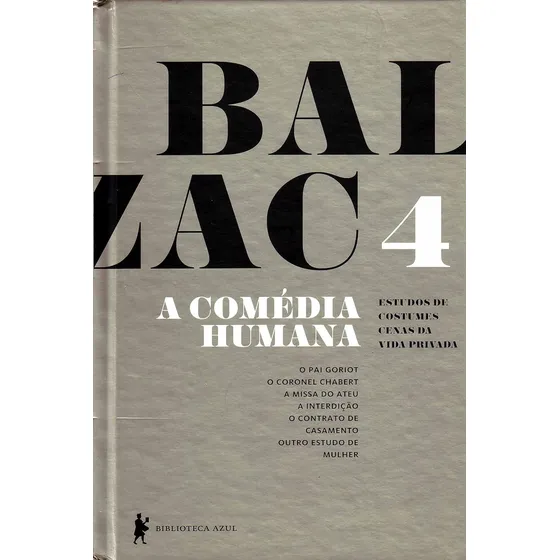 Livro A Comédia Humana - Volume 4
